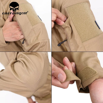 EMERSONGEAR Tactical Combat E4 T-shirt Men Waterproof Tshirt Breathable Shirts