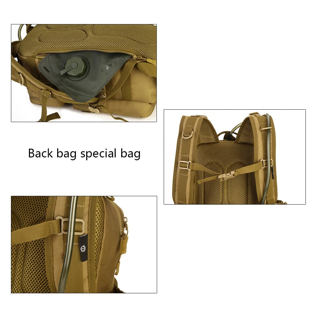 SINAIRSOFT 30L Tactical Backpack Molle Waterproof  Assault Camping Trekking Rucksack