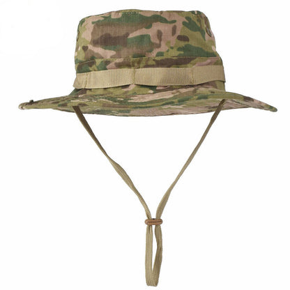 SINAIRSOFT Tactical Boonie Hat Camo Bucket Wide Brim Sun Fishing Bush Booney Cap