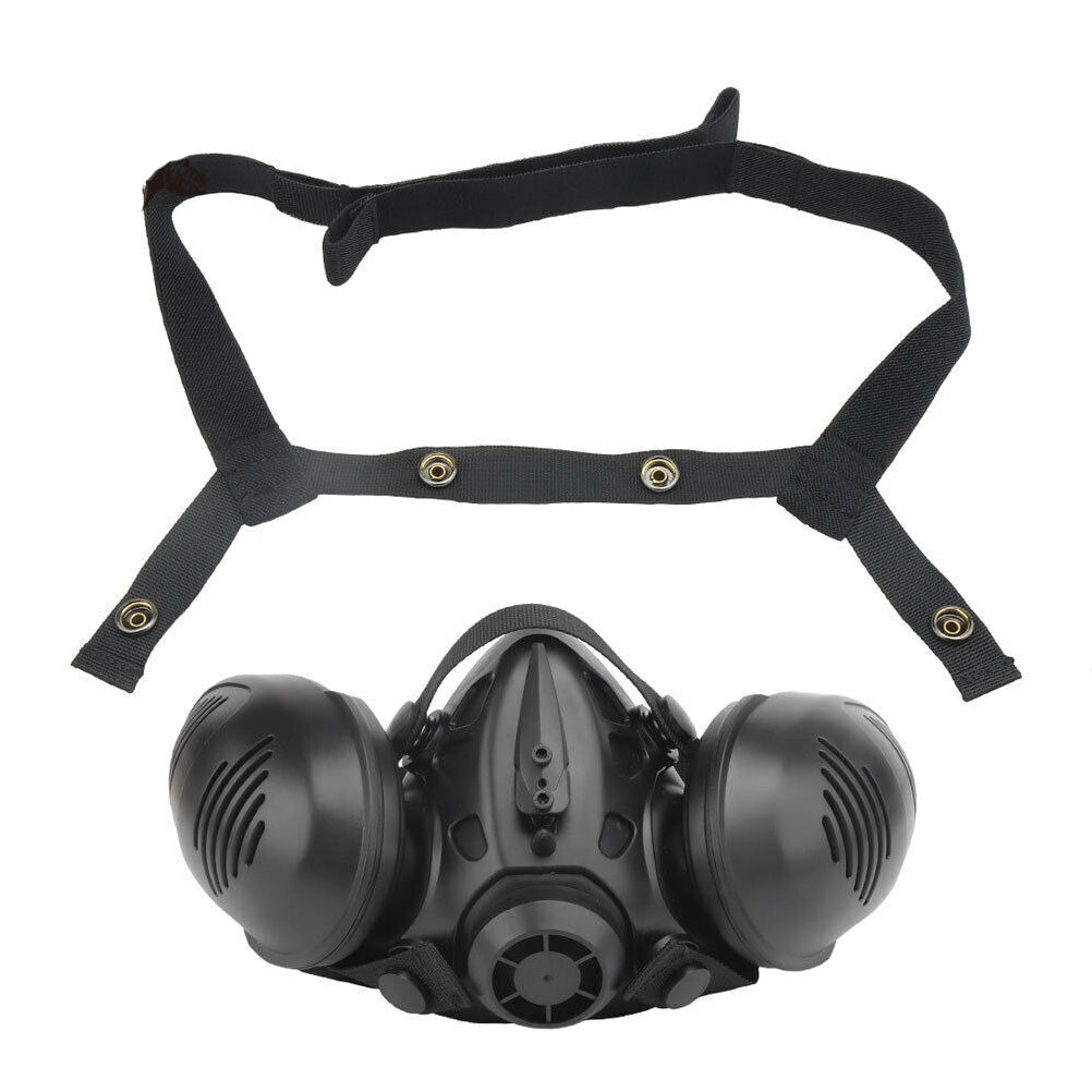 SINAIRSOFT Tactical Protect Half Face Mask Bilateral Respirator Facepiece