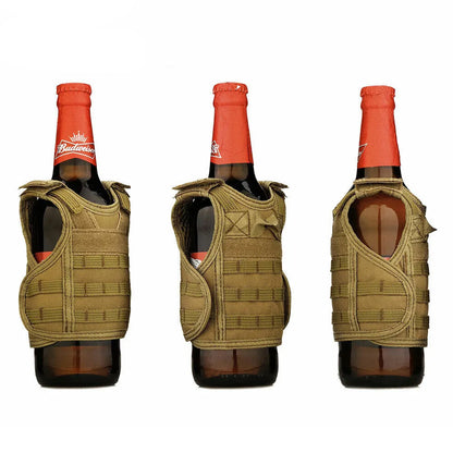 SINAIRSOFT Tactical Beer Bottle vest Cover Mini Miniature Molle Vest