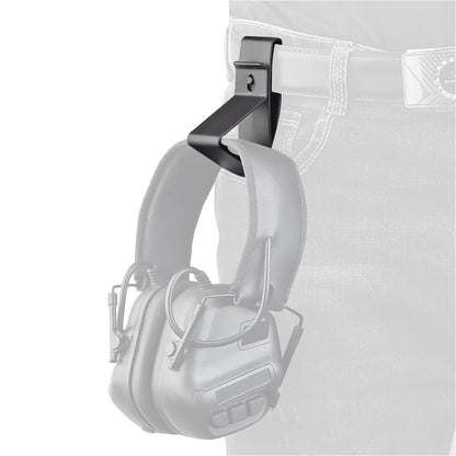 Tactical Headset Belt Holder Shooting Earphone Hanger Molle Waist