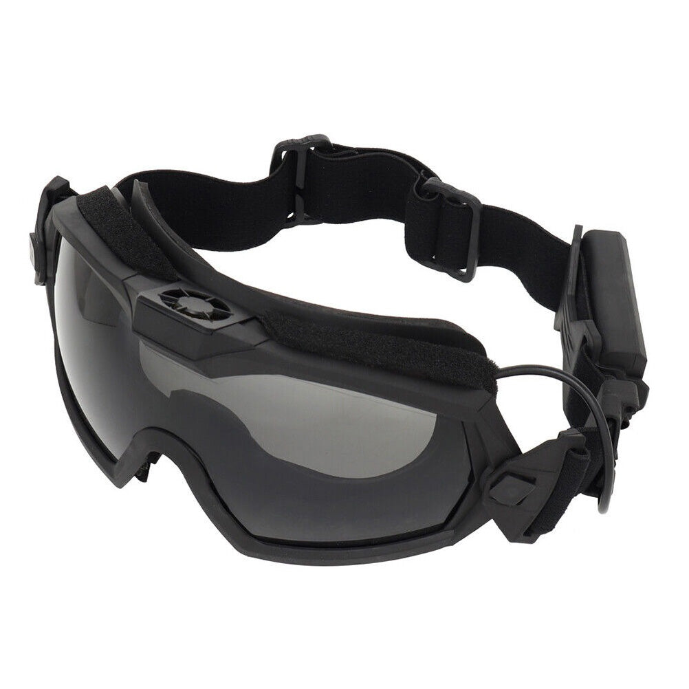 SINAIRSOFT Tactical Goggles Glasses Anti-Fog Anti-Shock Fan Eye Protect