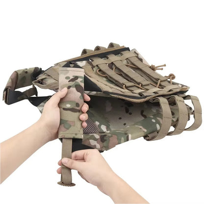 SINAIRSOFT Tactical Molle Zip-on Panel Plate Carrier Vest AVS JPC 2.0 Zip Pack Pouch Bag