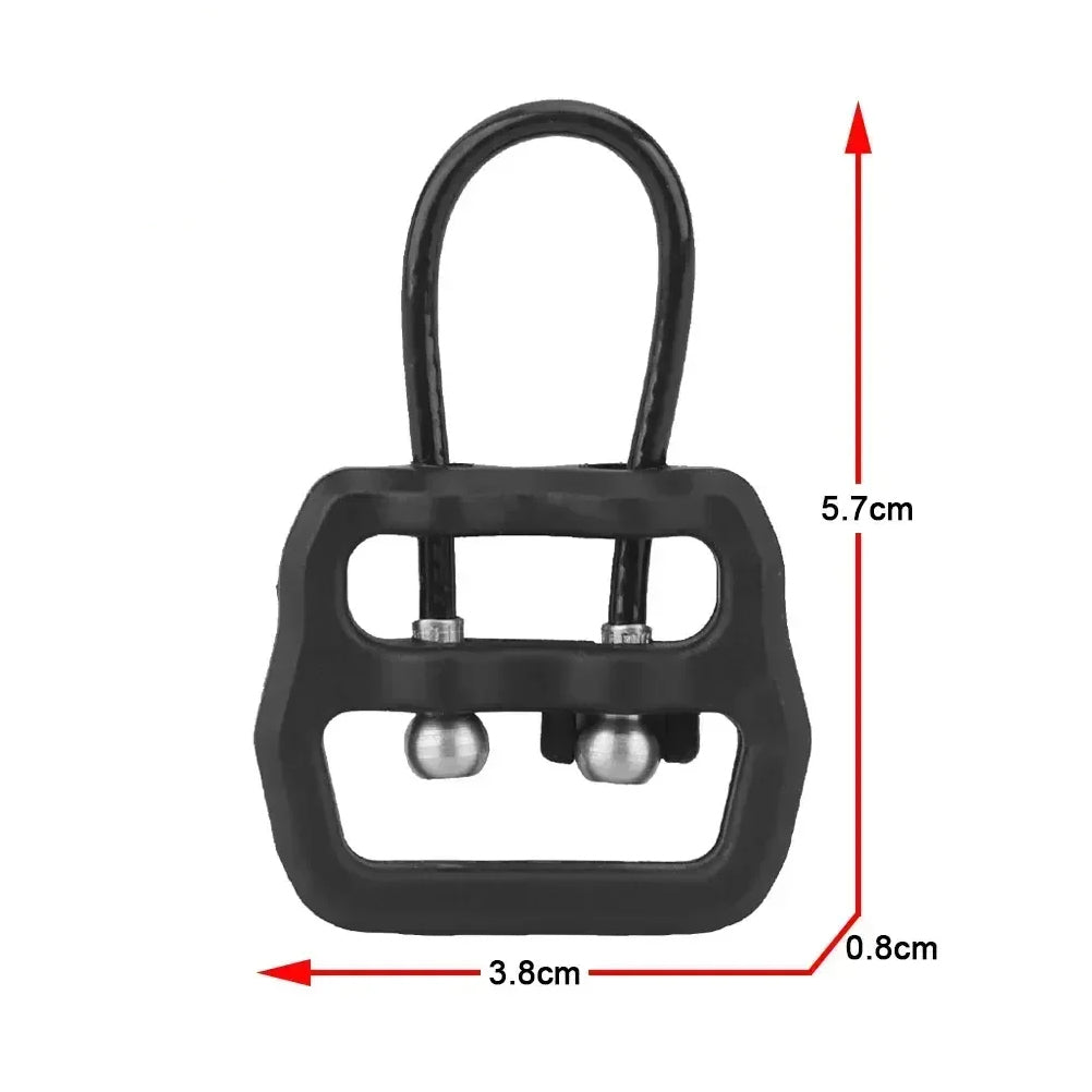 SINAIRSOFT Tactical Gun Sling Buckle Rifle Sling Quick Release Steel Wire Buckle