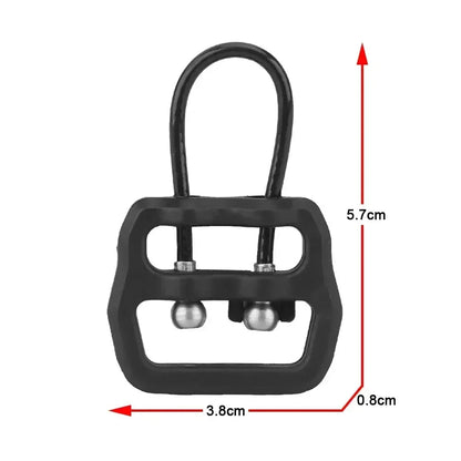 SINAIRSOFT Tactical Gun Sling Buckle Rifle Sling Quick Release Steel Wire Buckle