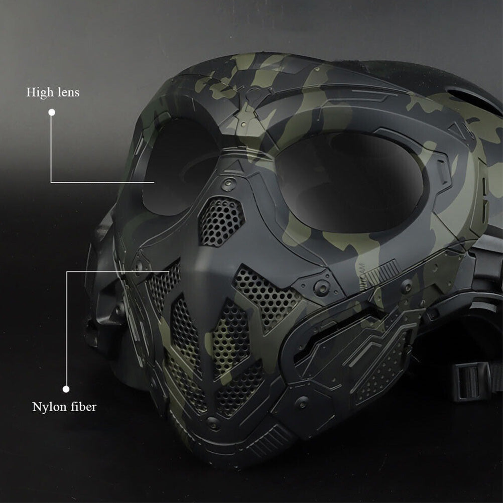 SINAIRSOFT Tactical Lurker Skull Mask Full Face Airsoft CS Protective Mask