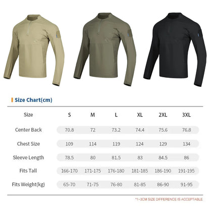 EMERSONGEAR Blue Label Hunter Sun-protection T-shirt Polo Shirt UPF100+ Daily Tops Tshirt