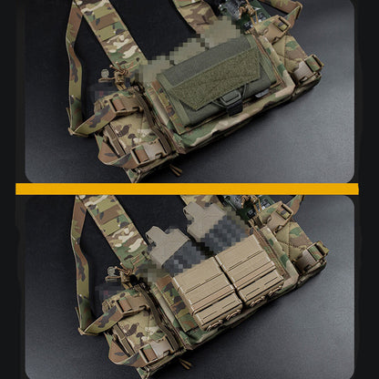 SINAIRSOFT Tactical MOLLE Panel Micro Fight Chassis Hanging Front Hook Cover for Chest Rig