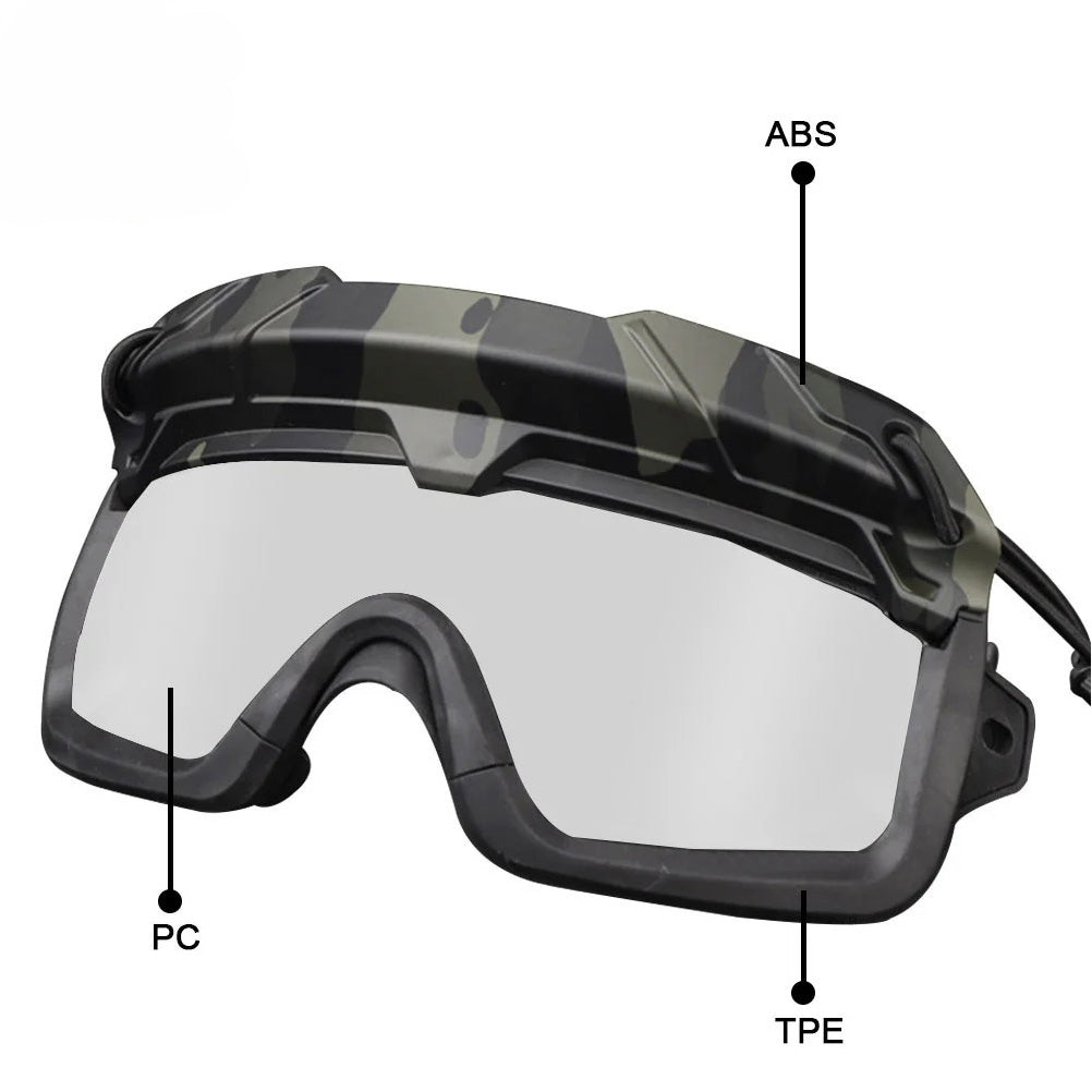 SINAIRSOFT Tactical Helmet Safety Goggles  Hunting Protective Glasses