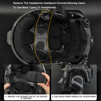 SINAIRSOFT Tactical SF Super High Cut FAST Helmet