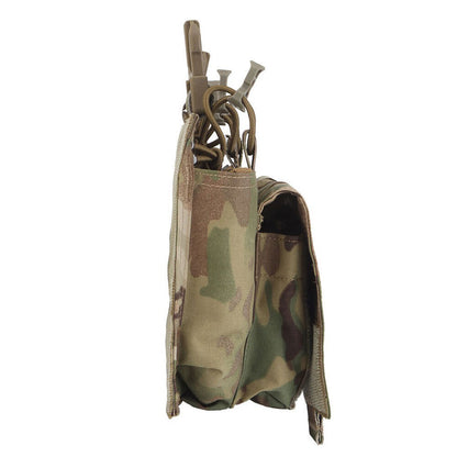 SINAIRSOFT Tactical Magazine Pouch Open Top 5.56 Rifle Mag Holder Vest Front Panel