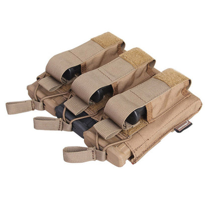 EMERSONGEAR Tactical Triple Open Top Molle Magazine Pouch