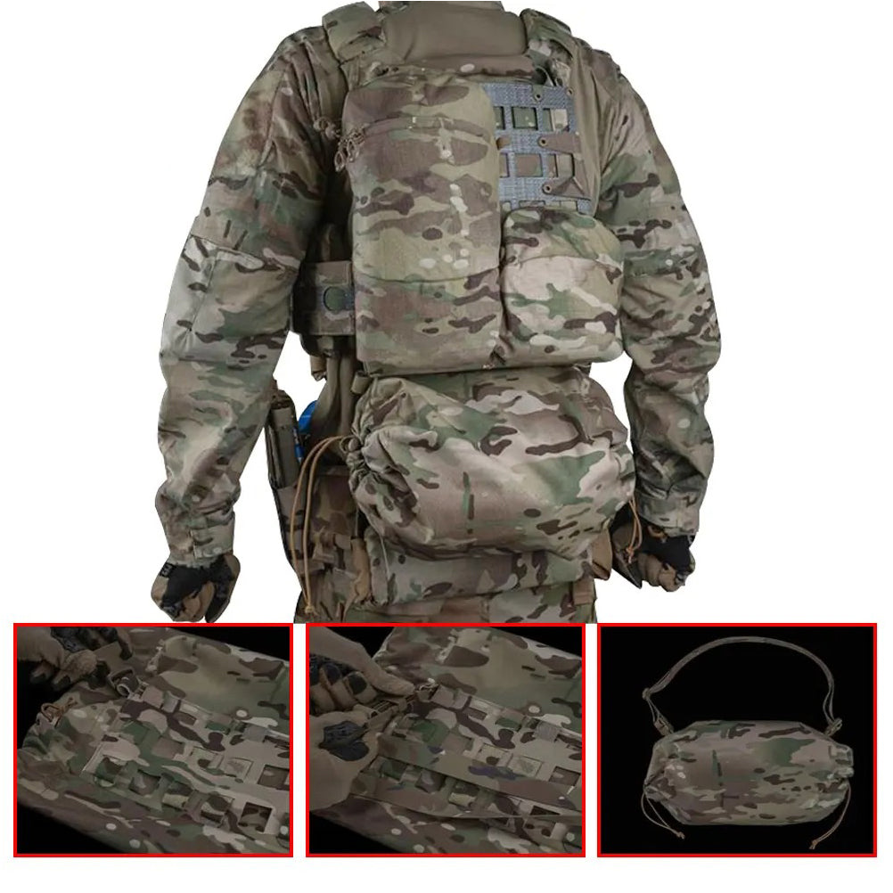 SINAIRSOFT Tactical Molle Pouch Gas Mask Storage Recovery Bag Multi-Function Utility Packs