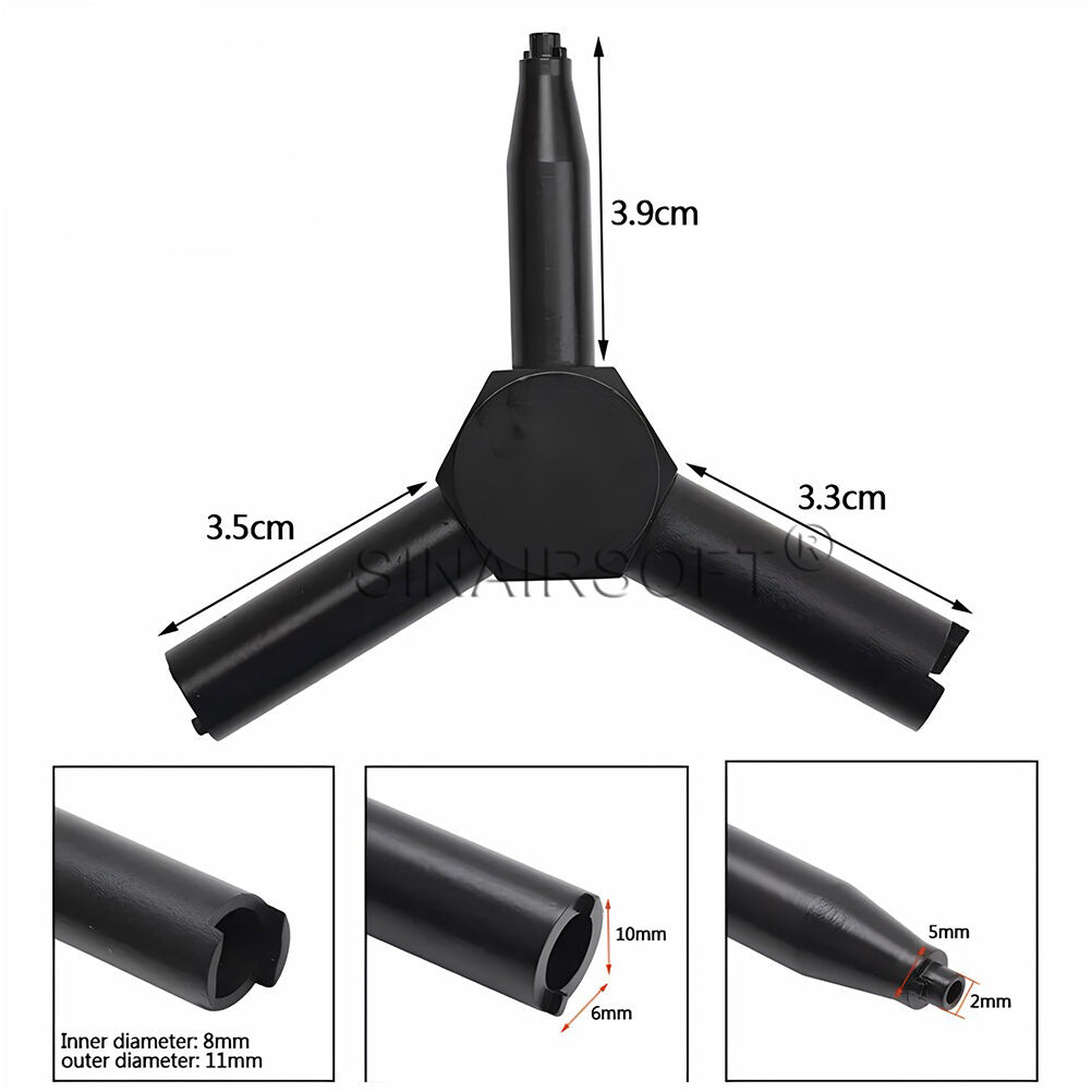 SINAIRSOFT Magazine Valve Key for Airsoft KSC WA GAS CHARGING VALVE Removal Tool