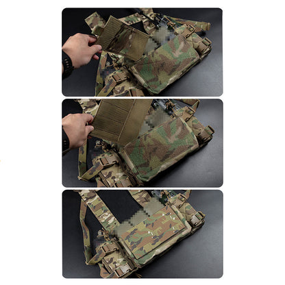 SINAIRSOFT Tactical MOLLE Panel Micro Fight Chassis Hanging Front Hook Cover for Chest Rig
