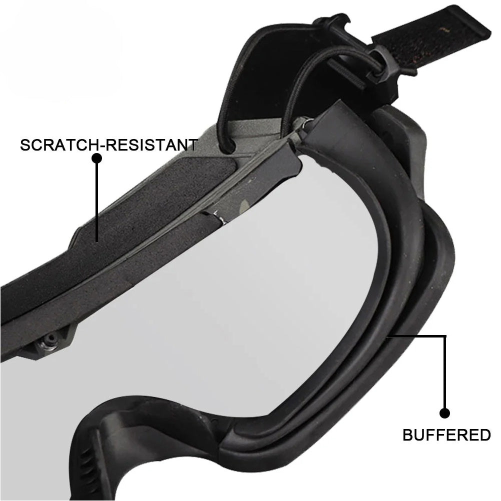 SINAIRSOFT Tactical Helmet Safety Goggles  Hunting Protective Glasses