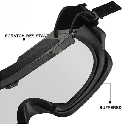 SINAIRSOFT Tactical Helmet Safety Goggles  Hunting Protective Glasses