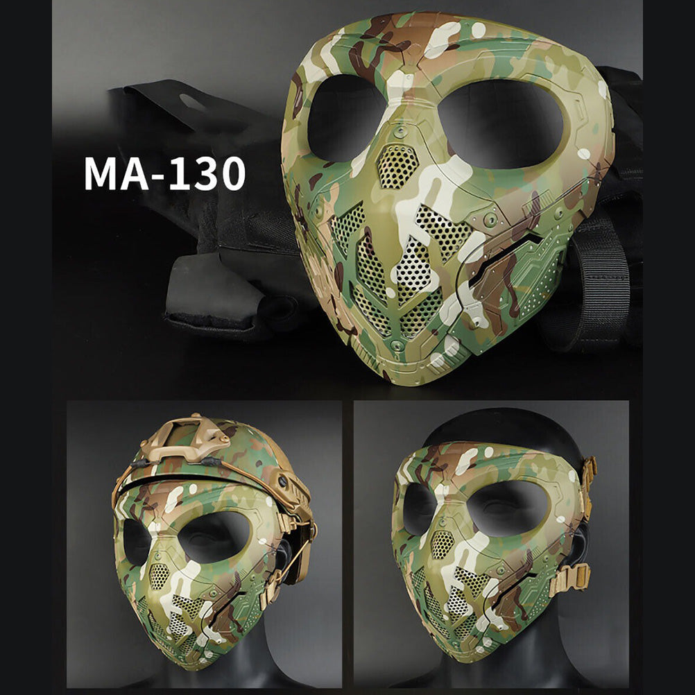 SINAIRSOFT Tactical Lurker Skull Mask Full Face Airsoft CS Protective Mask
