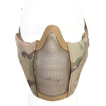 SINAIRSOFT Tactical Airsoft Mask Metal Mesh Half Face Paintball Hunting Mask
