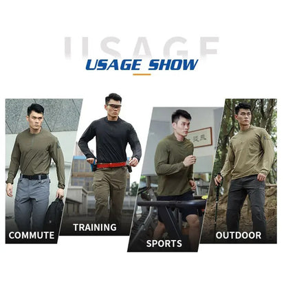 EMERSONGEAR Blue Label Hunter Sun-protection T-shirt Polo Shirt UPF100+ Daily Tops Tshirt