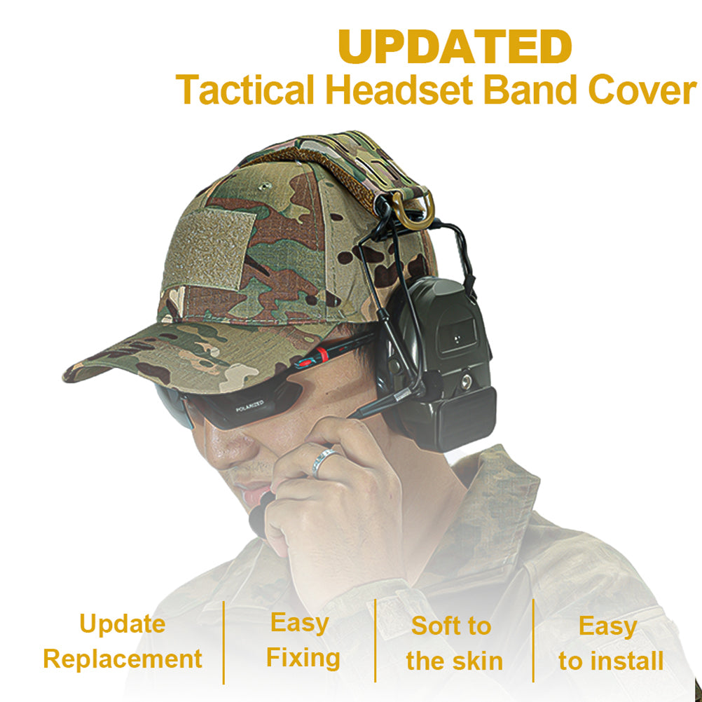 SINAIRSOFT Tactical Headset Band Cover Modular Earmuff Headphone Headband