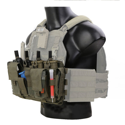 EMERSONGEAR Tactical Magazine MAG Pouch 9mm 5.56 For release buckle Vest Chest Rig