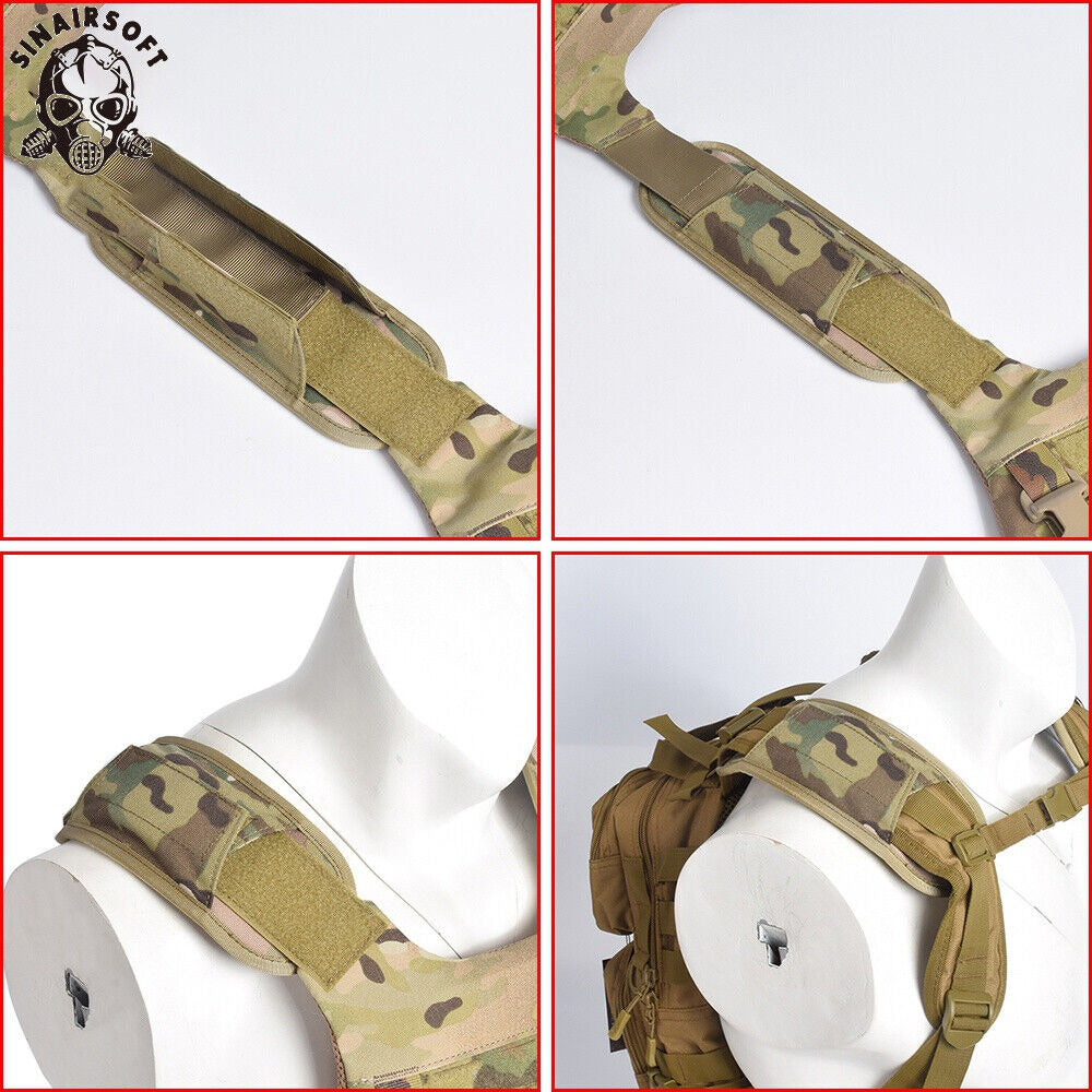 SINAIRSOFT Tactical Shoulder Strap Cushion Pads Vest Backpack Bag Strap Pad