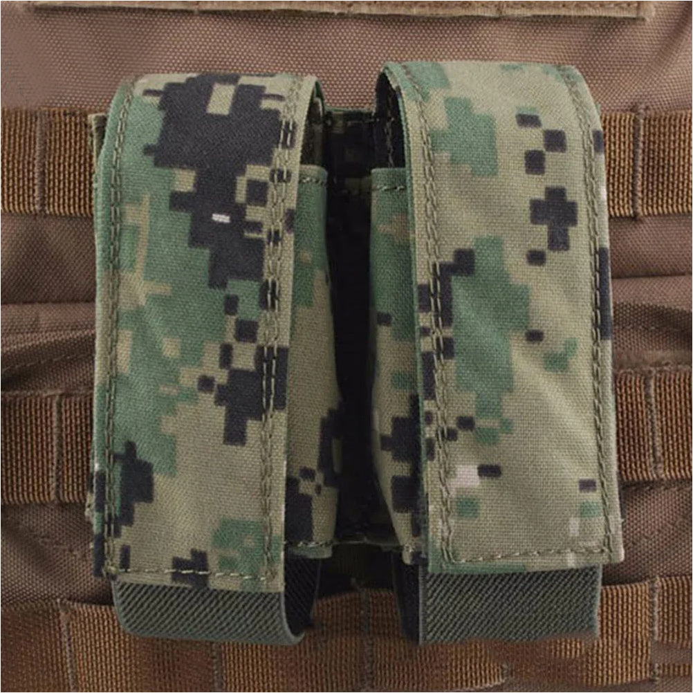 EMERSONGEAR Tactical Double Grenade Pouch 40mm MOLLE 9mm Magazine Bag
