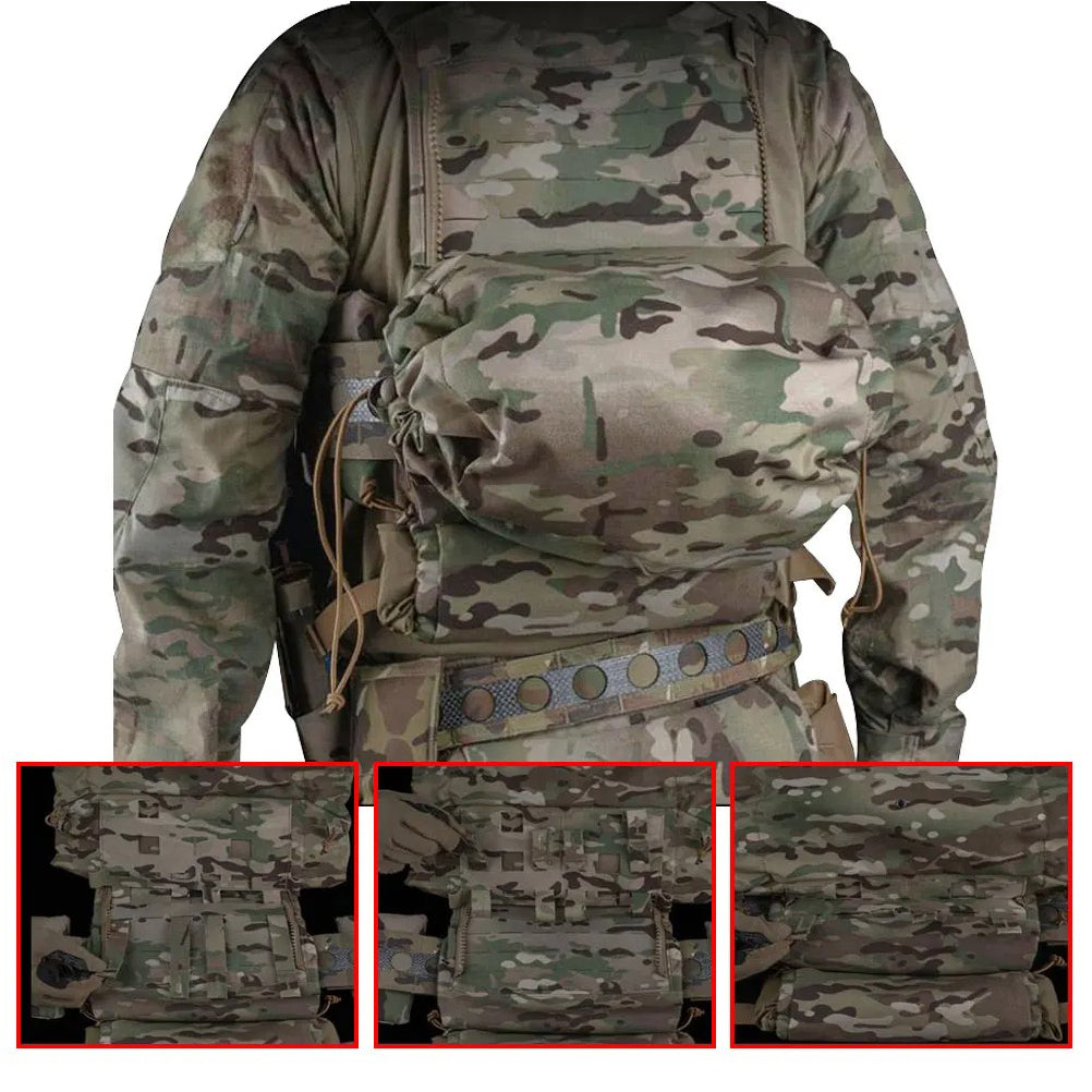 SINAIRSOFT Tactical Molle Pouch Gas Mask Storage Recovery Bag Multi-Function Utility Packs