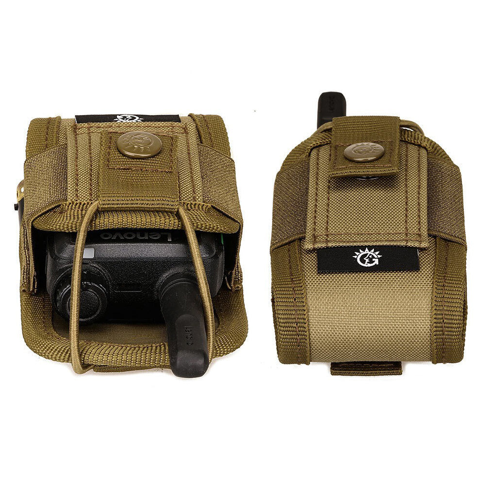 SINAIRSOFT Tactical Molle GPS Radio Pouch Police Security Walkie Talkie Bag