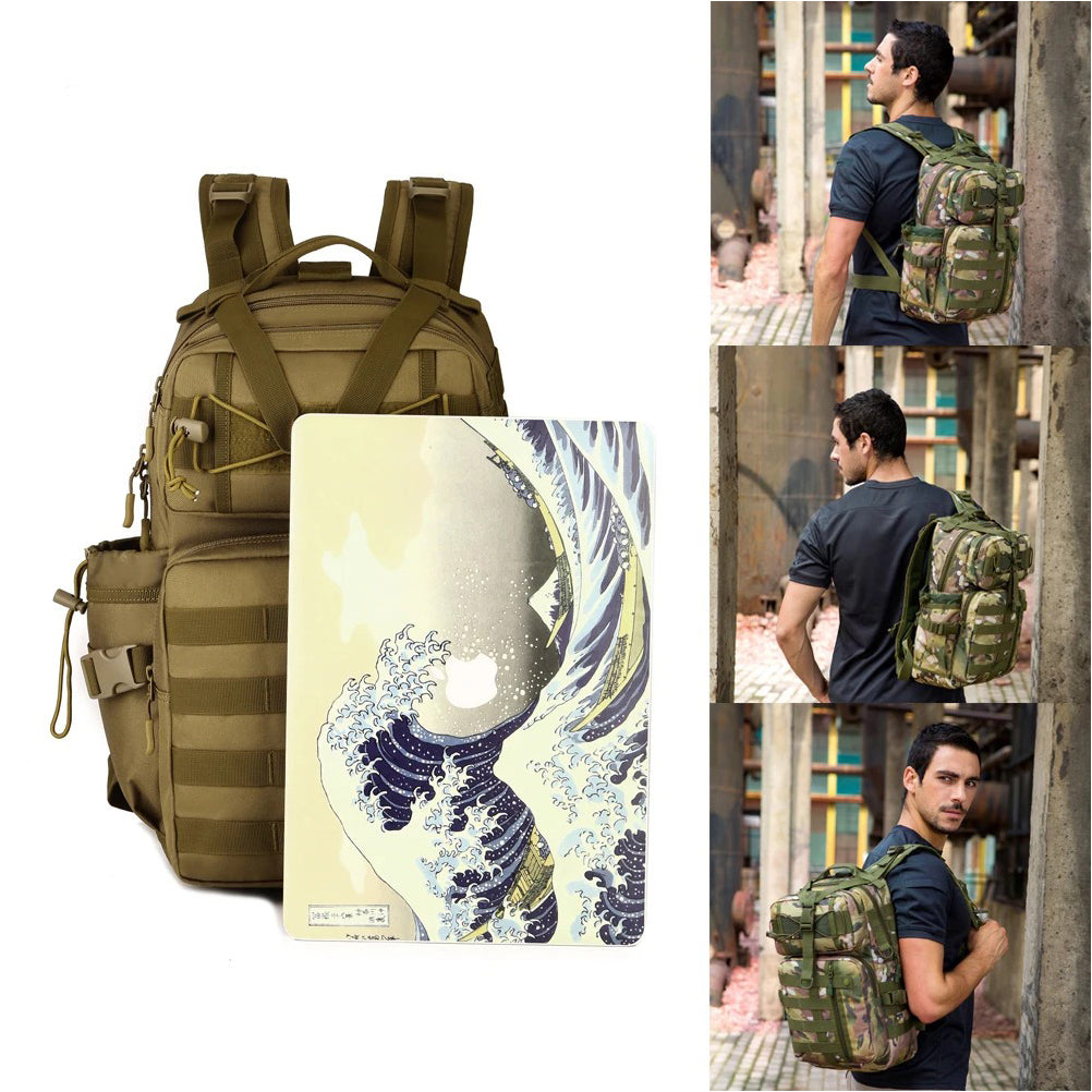 SINAIRSOFT 30L Tactical Backpack Molle Waterproof  Assault Camping Trekking Rucksack