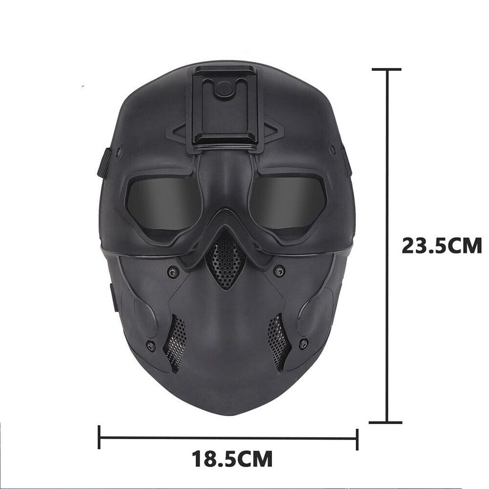 SINAIRSOFT Full Face Tactical Breathable W/ Headgear Mask