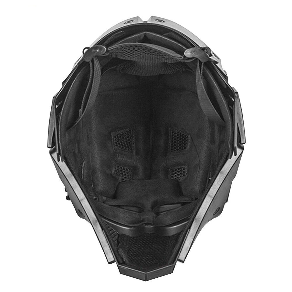 SINAIRSOFT Tactical G4 Full Face Helmet Mask + Goggles Airsoft Paintball CF CS Game