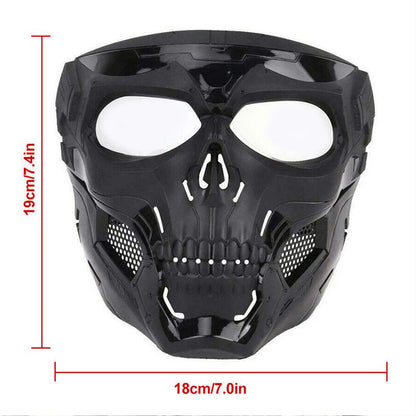 SINAIRSOFT Skull Tactical Airsoft Mask Protective CS Full Face Mask Helmet