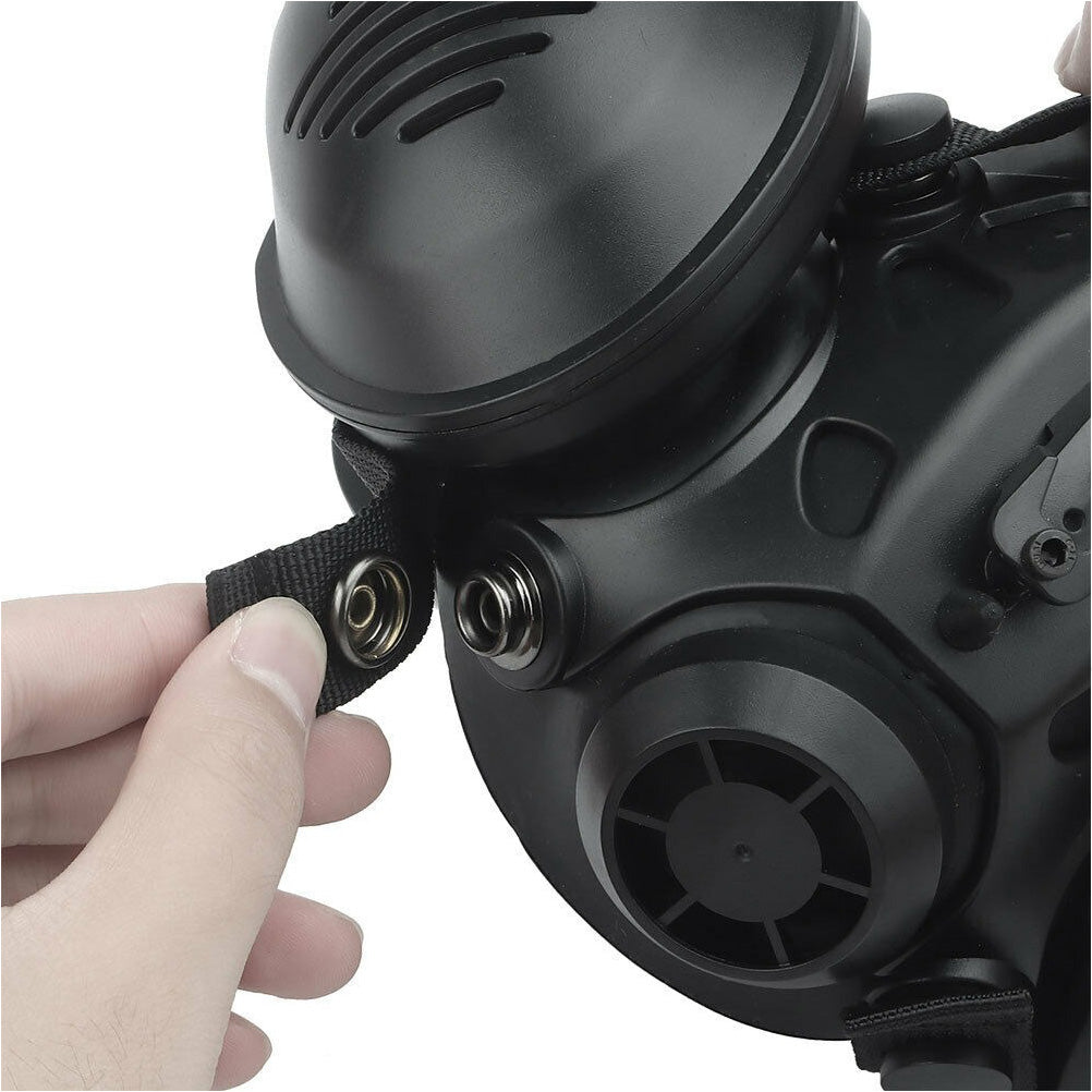 SINAIRSOFT Tactical Protect Half Face Mask Bilateral Respirator Facepiece