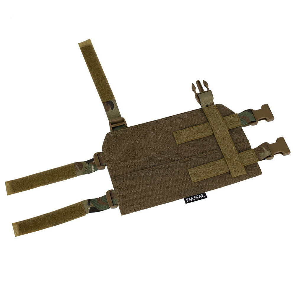 SINAIRSOFT Tactical Chest Rig Vest Molle Front Panel Plate Carries