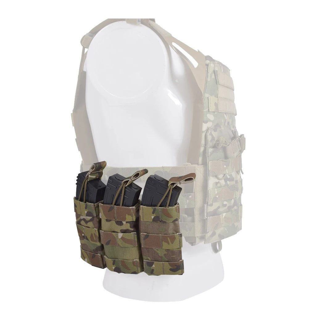 EMERSONGEAR Triple Open Top 5.56 Magazine Pouch Tactical Modular