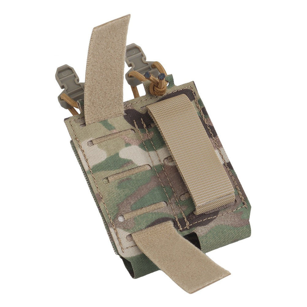 SINAIRSOFT Camo Dual 9mm Magazine Bag MOLLE Bag Tactical Vest  Storage Bag