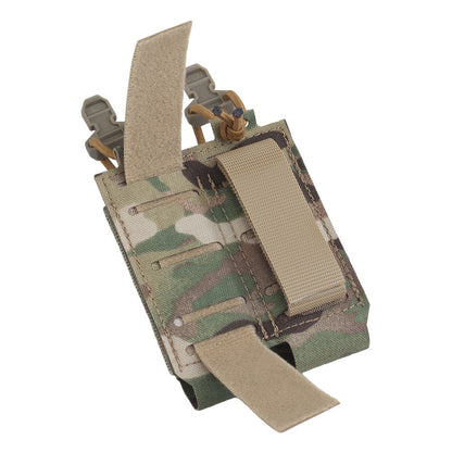 SINAIRSOFT Camo Dual 9mm Magazine Bag MOLLE Bag Tactical Vest  Storage Bag