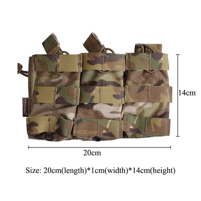 EMERSONGEAR Triple Open Top 5.56 Magazine Pouch Tactical Modular