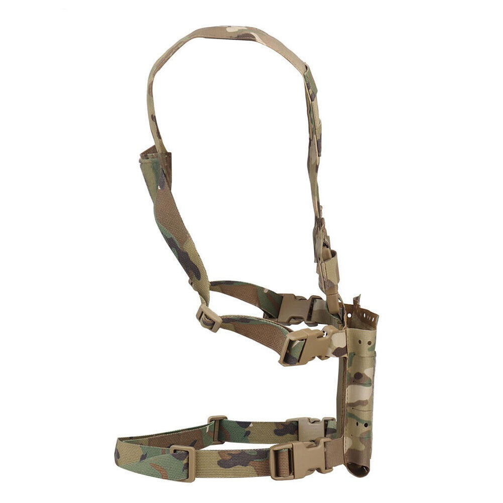SINAIRSOFT Tactical Chest Rig Vest MK5 Micro Fight Chassis MOLLE Carrier 5.56 Mag Pouch