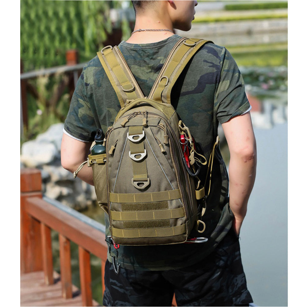 SINAIRSOFT Tactical Large Capacity Chest Bag Lightweight and Durable Crossbody Bag Backpack