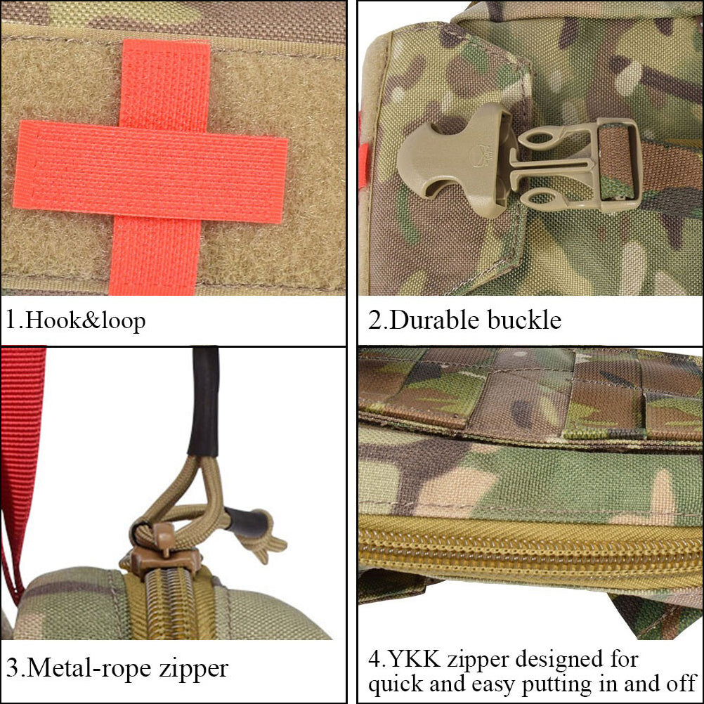 EMERSONGEAR Tactical MOLLE First Aid Kit Pouch Medic Survival Bag
