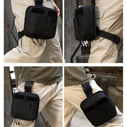 SINAIRSOFT Tactical IFAK Medical Bag Drop Leg Pouch MOLLE Utility First Aid Thigh Pack