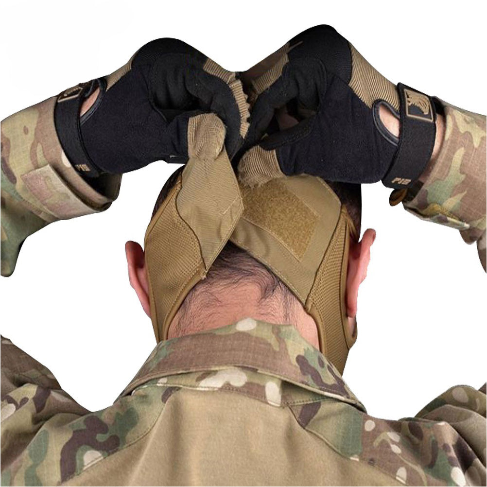 SINAIRSOFT Tactical Shooting Mask Outdoor Cycling Breathable Elastic Soft Mask