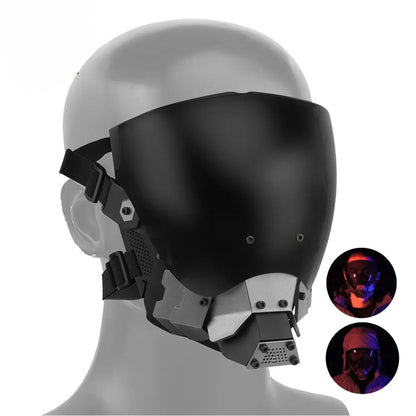 SINAIRSOFT Tactical Half Face Mask Airsoft Protection Halloween Cosplay Props