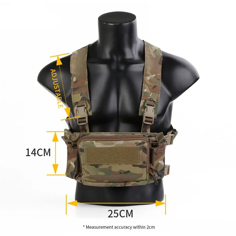 EMERSONGEAR D3CR Micro Tactical Chest Mount  MOLLE Vest Chest Gear