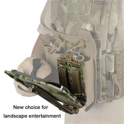 SINAIRSOFT Tactical Vest Molle Accessories Chest Strap Folding Navigation Board