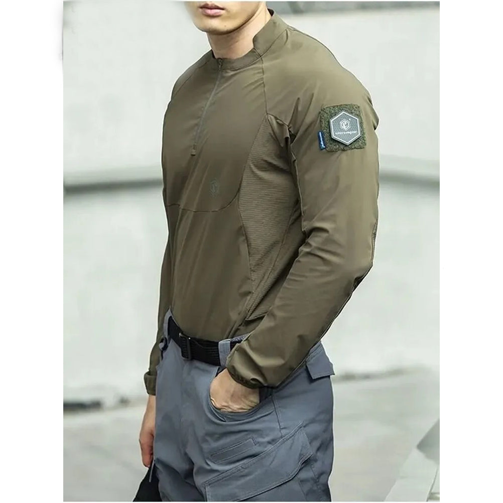 EMERSONGEAR Blue Label Hunter Sun-protection T-shirt Polo Shirt UPF100+ Daily Tops Tshirt